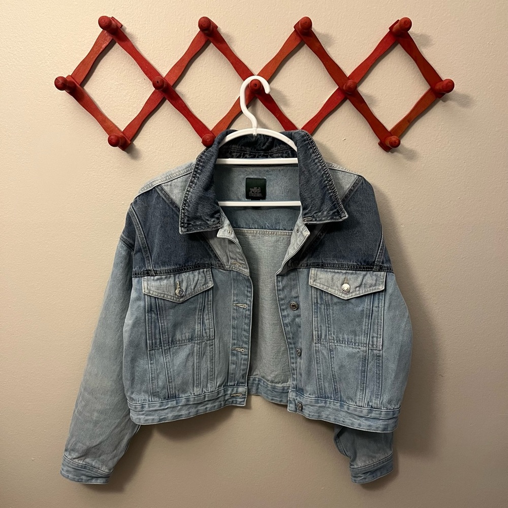Wild Fable Patchwork Denim Jacket